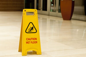 wet floor sign