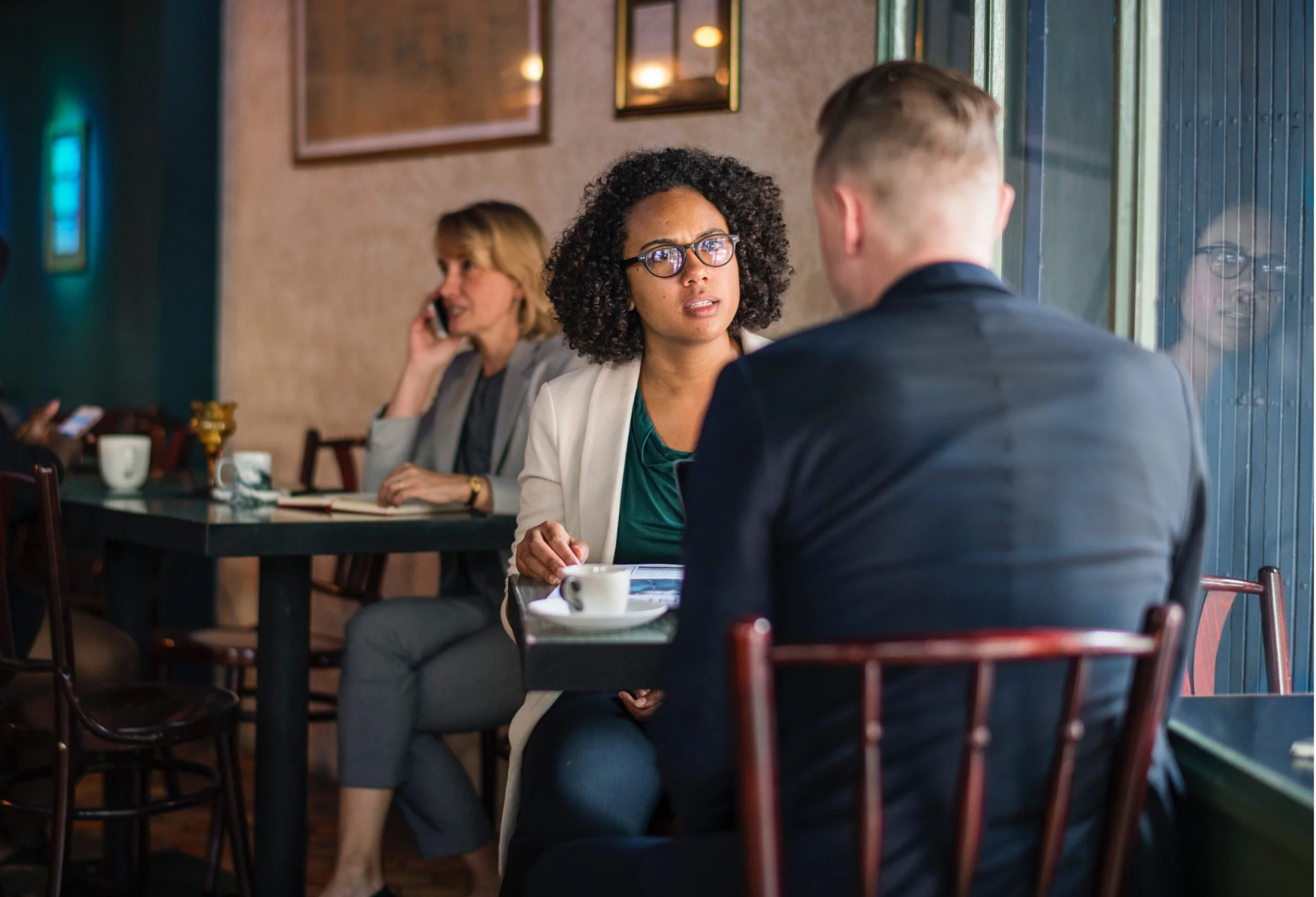 A woman getting angry due to a workplace violation