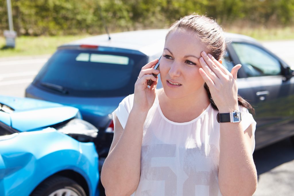 driver making phone call