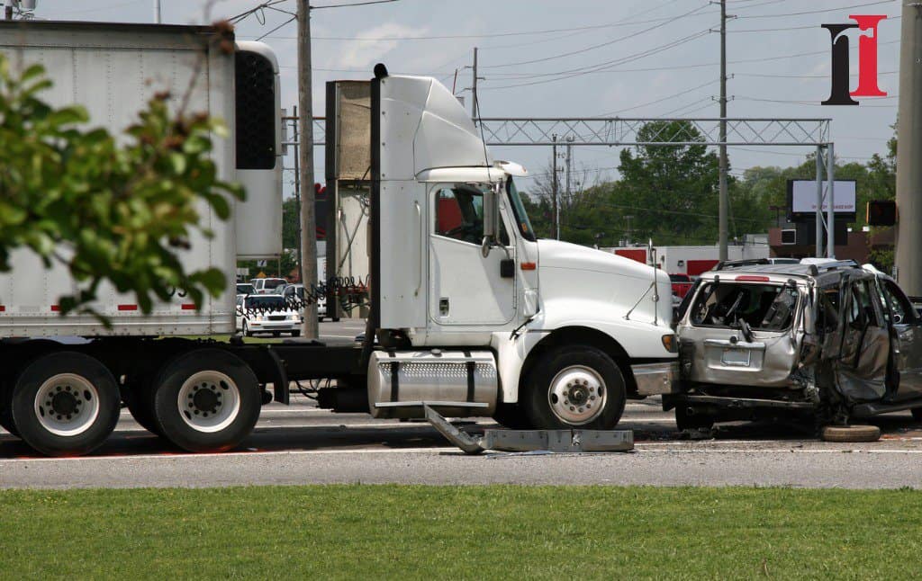 car and truck accident