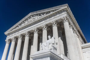 Entrance to the United States Supreme Court Building